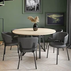 Perfecta Aero Chaise tendance belge en tissu pieds métal* Chaise Salon|Chaise De Salle à Manger