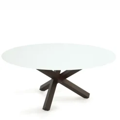 Sovet Italia Aikido Sovet® Table en verre design ronde* Table De Salle à Manger