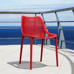 Air Chaise de jardin moderne ajourée en polypropylène* Chaise De Jardin