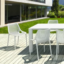 Air Chaise de jardin moderne ajourée en polypropylène* Chaise De Jardin