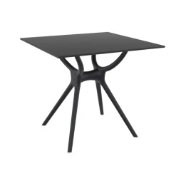 Air Table carrée petit espace en stratifié et polypropylène* Table De Cuisine|Table Pour Petit Espace