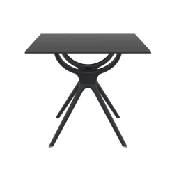 Air Table carrée petit espace en stratifié et polypropylène* Table De Cuisine|Table Pour Petit Espace