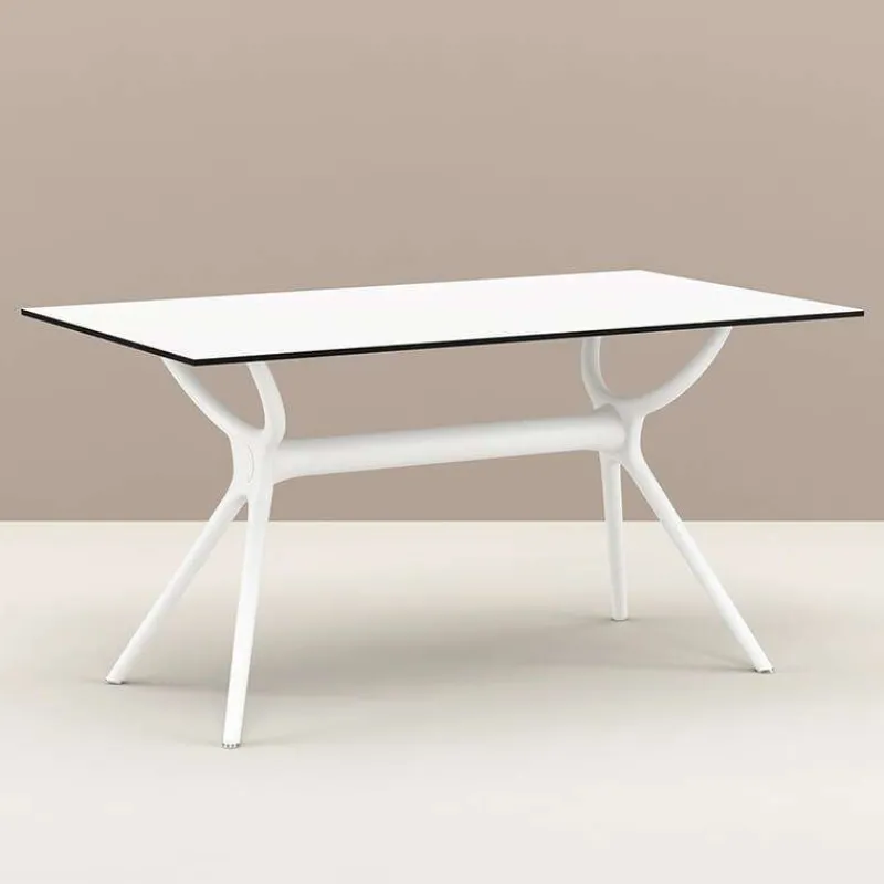 Air Table rectangulaire en stratifié et polypropylène* Table De Salle à Manger