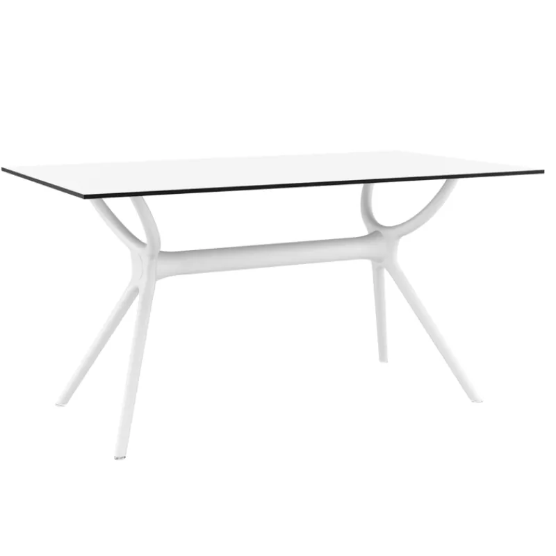Air Table rectangulaire en stratifié et polypropylène* Table De Salle à Manger