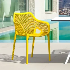 Air XL Fauteuil de jardin moderne ajouré en polypropylène* Chaise De Jardin|Fauteuil De Jardin