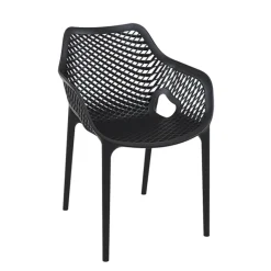 Air XL Fauteuil moderne empilable ajouré en polypropylène* Chaise De Cuisine|Chaise De Salle à Manger