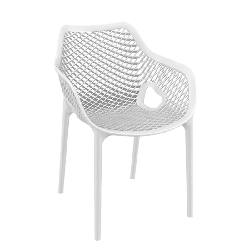 Air XL Fauteuil moderne empilable ajouré en polypropylène* Chaise De Cuisine|Chaise De Salle à Manger