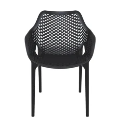 Air XL Fauteuil moderne empilable ajouré en polypropylène* Chaise De Cuisine|Chaise De Salle à Manger