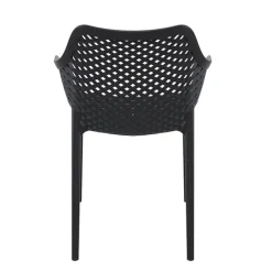 Air XL Fauteuil moderne empilable ajouré en polypropylène* Chaise De Cuisine|Chaise De Salle à Manger