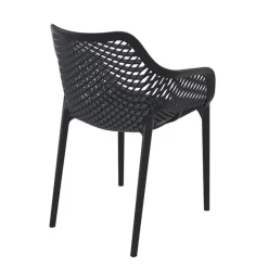 Air XL Fauteuil moderne empilable ajouré en polypropylène* Chaise De Cuisine|Chaise De Salle à Manger