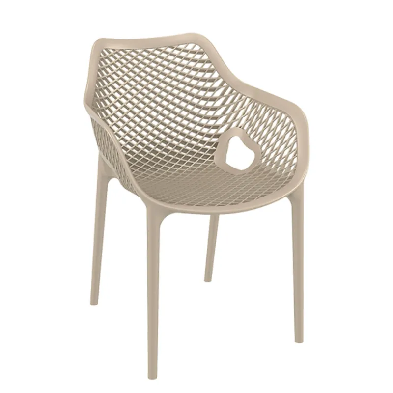 Air XL Fauteuil moderne empilable ajouré en polypropylène* Chaise De Cuisine|Chaise De Salle à Manger