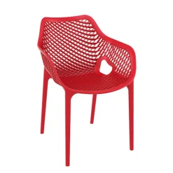 Air XL Fauteuil moderne empilable ajouré en polypropylène* Chaise De Cuisine|Chaise De Salle à Manger
