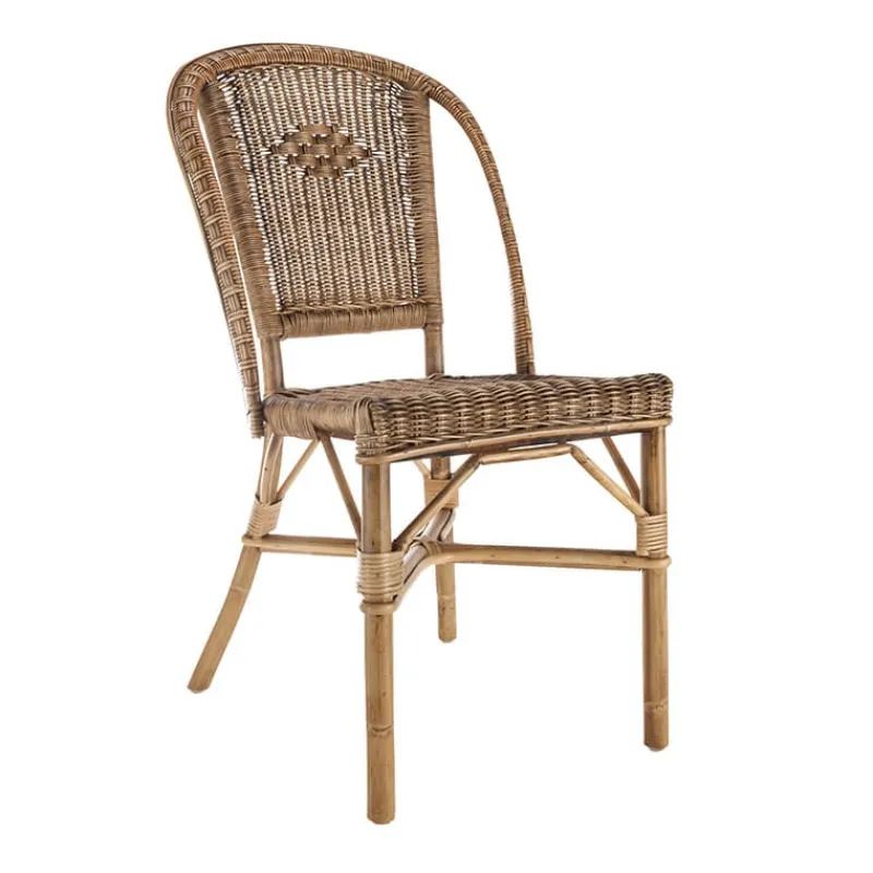 Kok AlbertineChaise en rotin vintage* Chaise De Salle à Manger|Chaise Salon