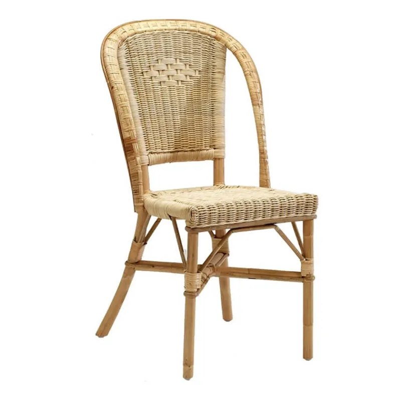 Kok AlbertineChaise en rotin vintage* Chaise De Salle à Manger|Chaise Salon