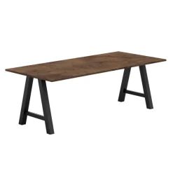 Perfecta Alegro Table belge rectangulaire en stratifié avec pieds en forme de tréteau* Table De Salle à Manger|Table De Cuisine