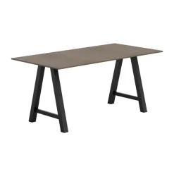 Perfecta Alegro Table snack rectangulaire en stratifié avec pieds en forme de tréteau* Table De Cuisine|Table De Salle à Manger