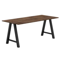 Perfecta Alegro Table snack rectangulaire en stratifié avec pieds en forme de tréteau* Table De Cuisine|Table De Salle à Manger