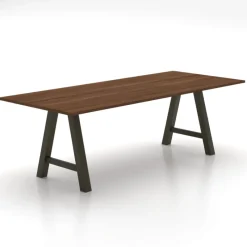 Perfecta Alegro XL Grande table rectangulaire avec pieds en forme de tréteau* Table De Salle à Manger