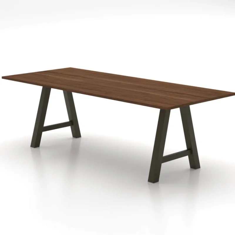 Perfecta Alegro XL Grande table rectangulaire avec pieds en forme de tréteau* Table De Salle à Manger