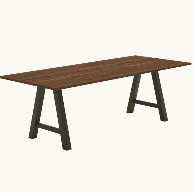 Perfecta Alegro XL Grande table rectangulaire avec pieds en forme de tréteau* Table De Salle à Manger
