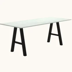 Perfecta Alegro XL Grande table snack rectangulaire avec pieds en forme de tréteau* Table De Salle à Manger