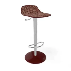 Alhambra 97A / 97AV Tabouret italien sans dossier réglable en hauteur avec assise à motifs* Tabouret Snack (assise +/- 65 Cm)|Tabouret De Bar (assise +/- 80 Cm)