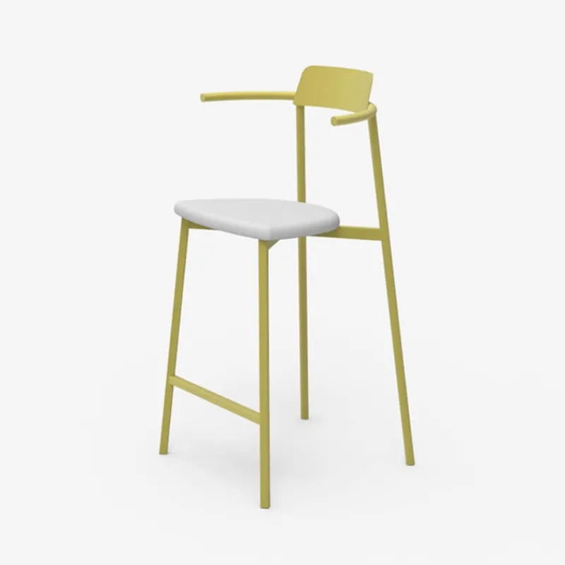 Carrier Alice ® Tabouret snack moderne en acier fabriqué en France* Tabouret Snack (assise +/- 65 Cm)|Tabouret De Bar (assise +/- 80 Cm)