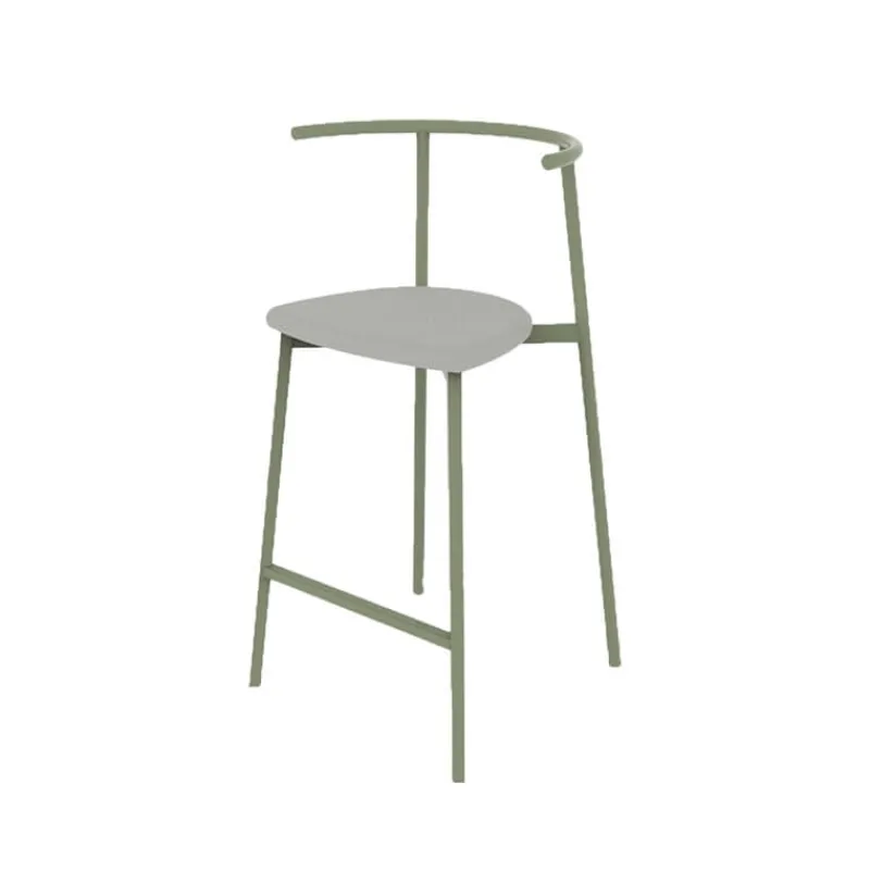 Carrier Alice ® Tabouret snack moderne en acier fabriqué en France* Tabouret Snack (assise +/- 65 Cm)|Tabouret De Bar (assise +/- 80 Cm)