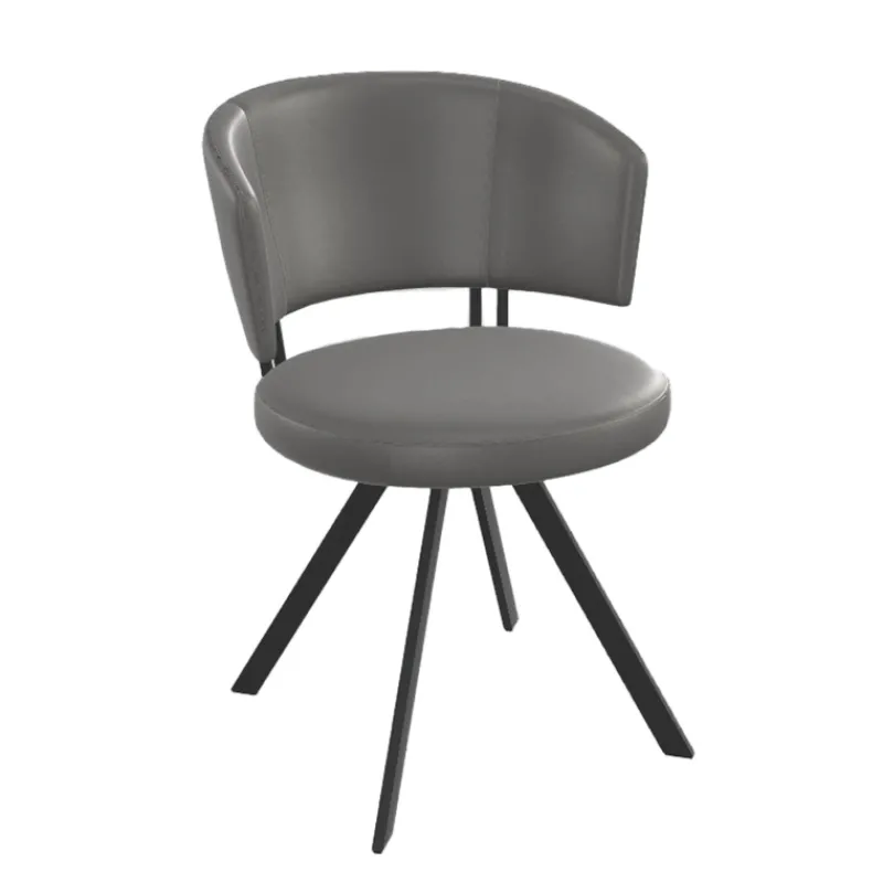 Perfecta Allure Chaise design confortable pivotante en simili avec pieds en métal* Chaise De Cuisine|Chaise De Salle à Manger