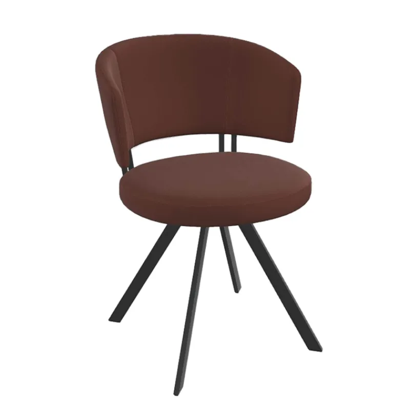 Perfecta Allure Chaise design confortable pivotante en simili avec pieds en métal* Chaise De Cuisine|Chaise De Salle à Manger
