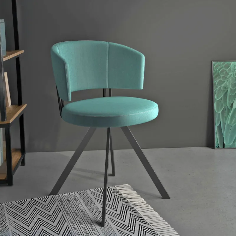 Perfecta Allure Chaise moderne en tissu pivotante* Chaise De Salle à Manger|Chaise De Bureau