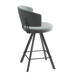 Perfecta Allure Tabouret snack design pivotant en tissu* Tabouret Snack (assise +/- 65 Cm)|Tabouret De Bar (assise +/- 80 Cm)