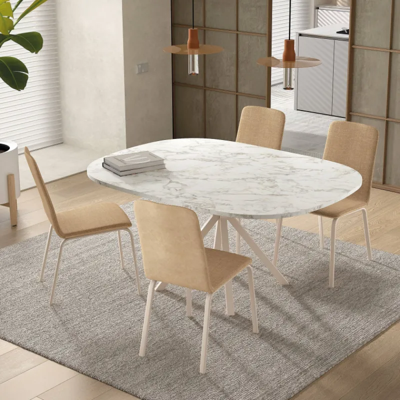Perfecta Altea Chaise en tissu et pieds en métal* Chaise De Salle à Manger
