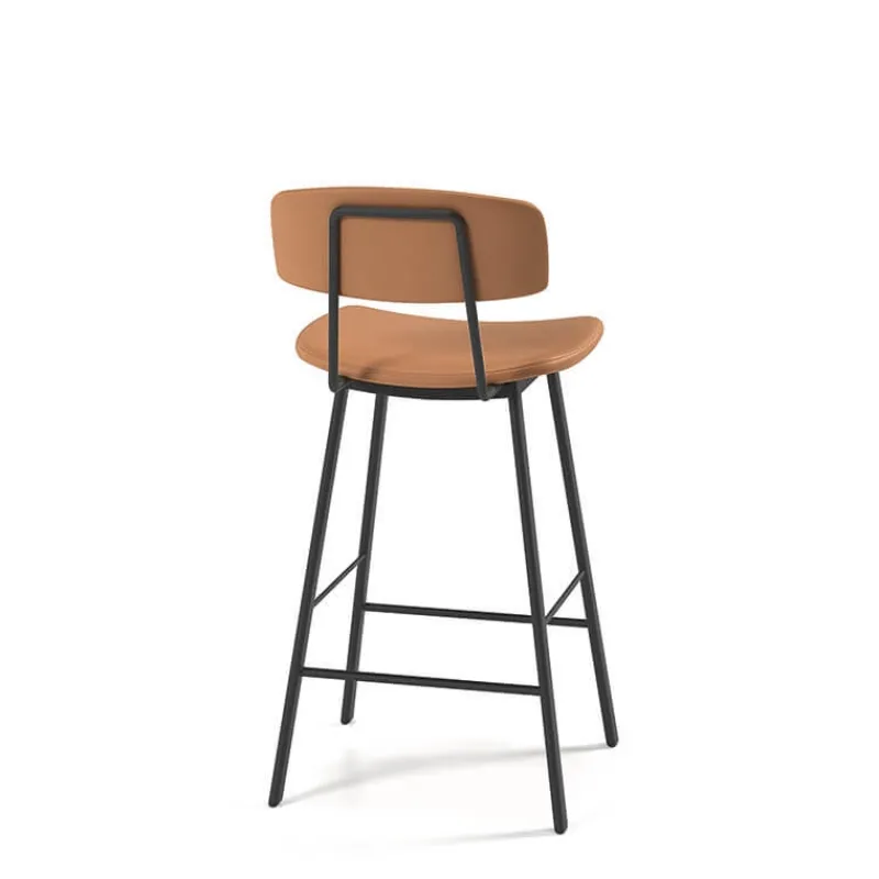 Perfecta Amica Tabouret snack moderne en simili* Tabouret Snack (assise +/- 65 Cm)|Tabouret De Bar (assise +/- 80 Cm)