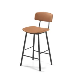 Perfecta Amica Tabouret snack moderne en simili* Tabouret Snack (assise +/- 65 Cm)|Tabouret De Bar (assise +/- 80 Cm)