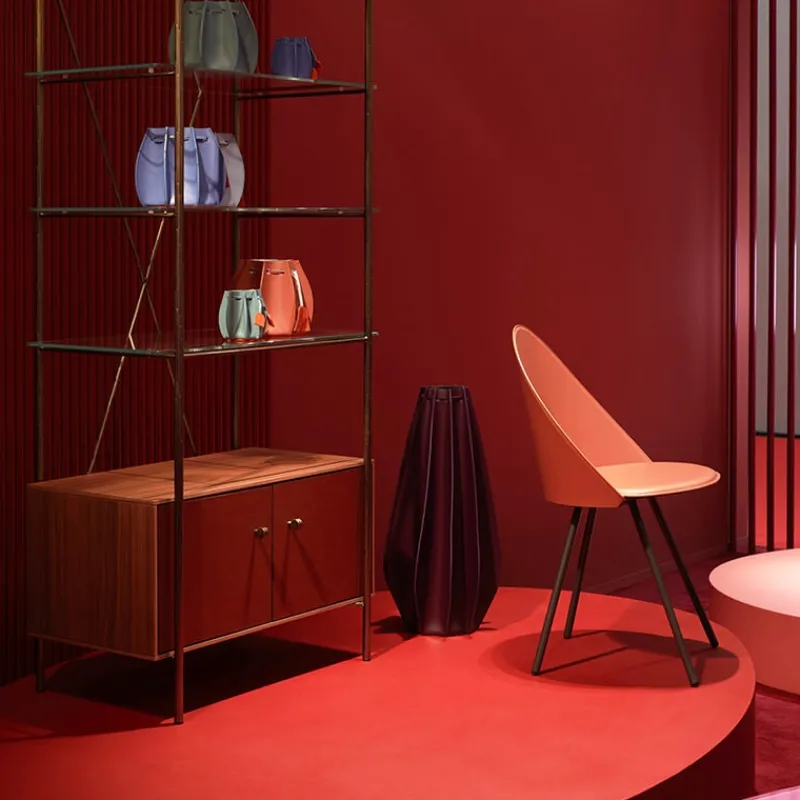 Airnova Amika Chaise italienne vintage en croûte de cuir* Chaise De Salle à Manger|Chaise Salon