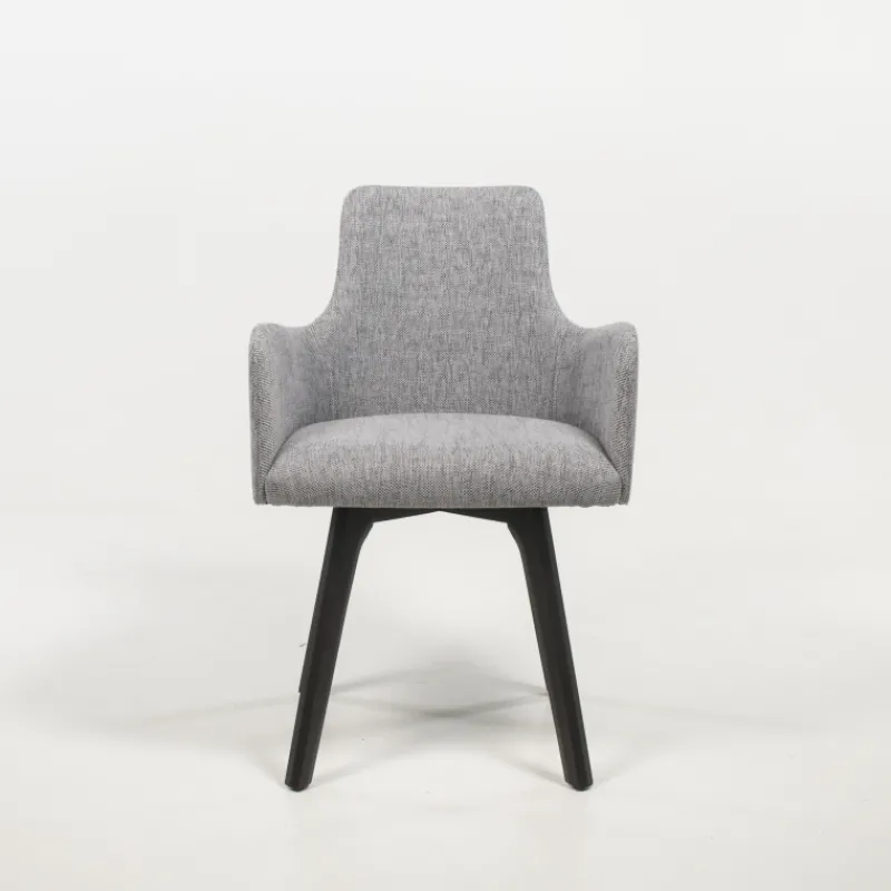 Sessio Anders Fauteuil cocooning en tissu et pieds bois* Chaise De Salle à Manger|Chaise Salon