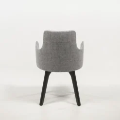 Sessio Anders Fauteuil cocooning en tissu et pieds bois* Chaise De Salle à Manger|Chaise Salon