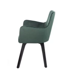 Sessio Anders Fauteuil cocooning en tissu et pieds bois* Chaise De Salle à Manger|Chaise Salon
