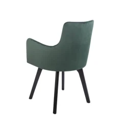 Sessio Anders Fauteuil cocooning en tissu et pieds bois* Chaise De Salle à Manger|Chaise Salon