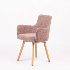 Sessio Anders Fauteuil cocooning en tissu et pieds bois* Chaise Salon|Chaise Pour Chambre