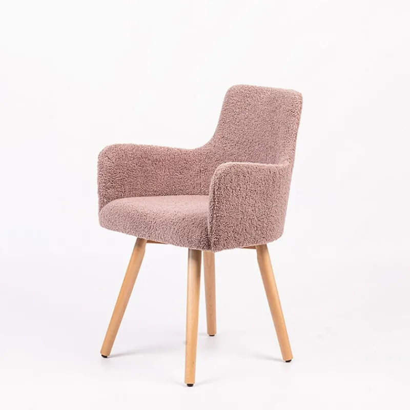Sessio Anders Fauteuil cocooning en tissu et pieds bois* Chaise Salon|Chaise Pour Chambre