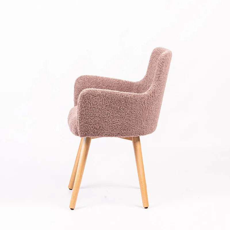 Sessio Anders Fauteuil cocooning en tissu et pieds bois* Chaise Salon|Chaise Pour Chambre