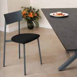 Carrier Anémone ® Chaise de cuisine contemporaine en métal fabriquée en France* Chaise De Cuisine