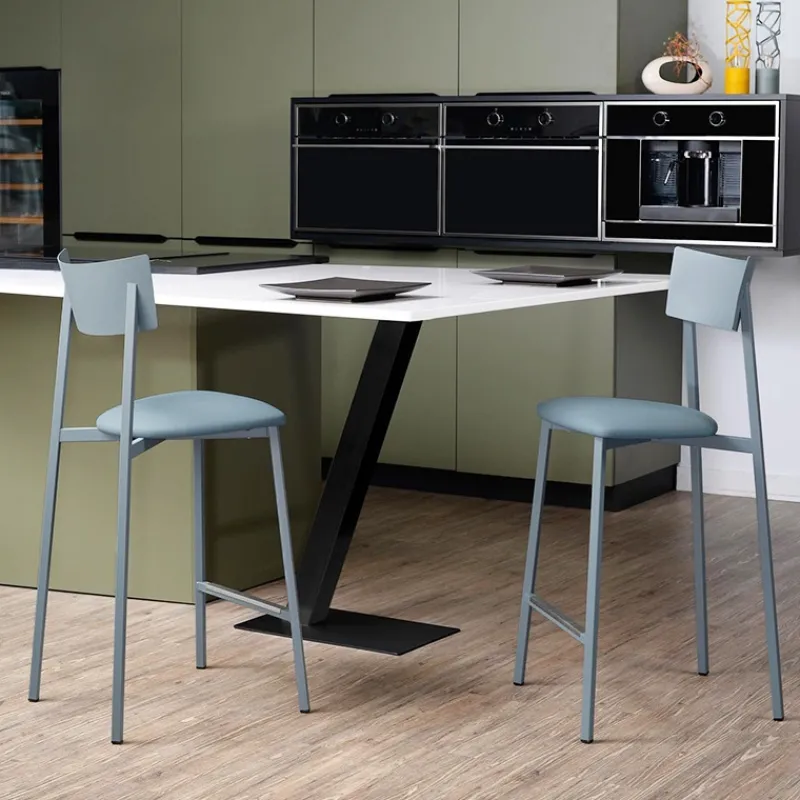Carrier Anémone ® Tabouret snack contemporain en métal de fabrication française* Tabouret Snack (assise +/- 65 Cm)|Tabouret De Bar (assise +/- 80 Cm)