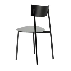 Carrier Anémone ® Chaise française avec assise en tissu rembourrée et dossier métal* Chaise De Salle à Manger