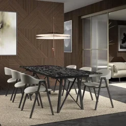 Perfecta Arca Fauteuil de table en tissu* Chaise De Salle à Manger|Fauteuil De Salon