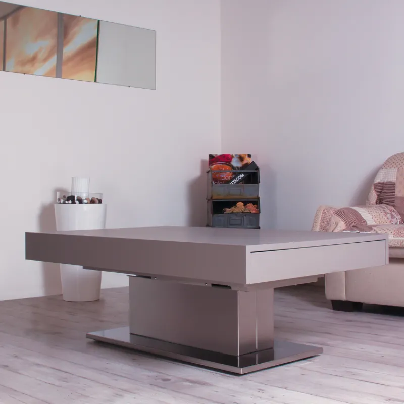 Altacom Ares Wing Table modulable extensible réglable en hauteur en bois et métal* Table De Salon|Table Pour Petit Espace