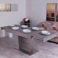 Altacom Ares Wing Table modulable extensible réglable en hauteur en bois et métal* Table De Salon|Table Pour Petit Espace