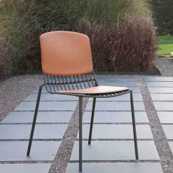 Altacom Ariel Chaise de jardin design empilable en métal* Chaise De Jardin